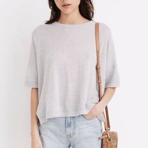 Madewell Cashmere Gray Women's Sweater Tee small